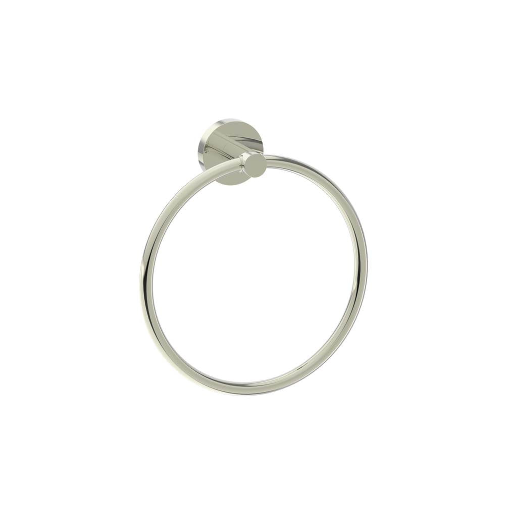 Kartners - CIRCO - Towel Ring-Polished Nickel - Polished Nickel