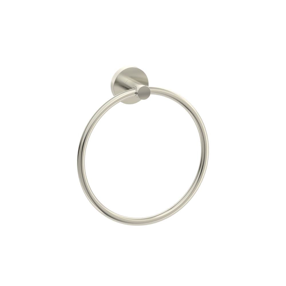 Kartners - CIRCO - Towel Ring-Brushed Nickel - Brushed Nickel