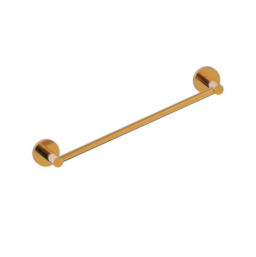 Kartners - CIRCO KNURLED - 12-inch Bathroom Towel Bar -Champagne Bronze - Champange Bronze