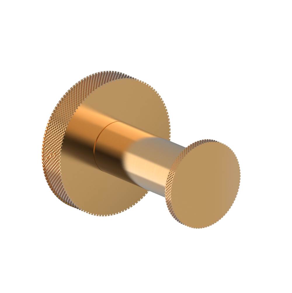 Kartners - CIRCO KNURLED - Robe Hook -Champagne Bronze - Champange Bronze