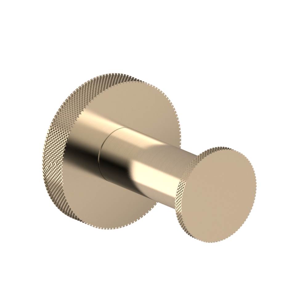 Kartners - CIRCO KNURLED - Robe Hook -Prosecco Bronze - Prosecco Bronze
