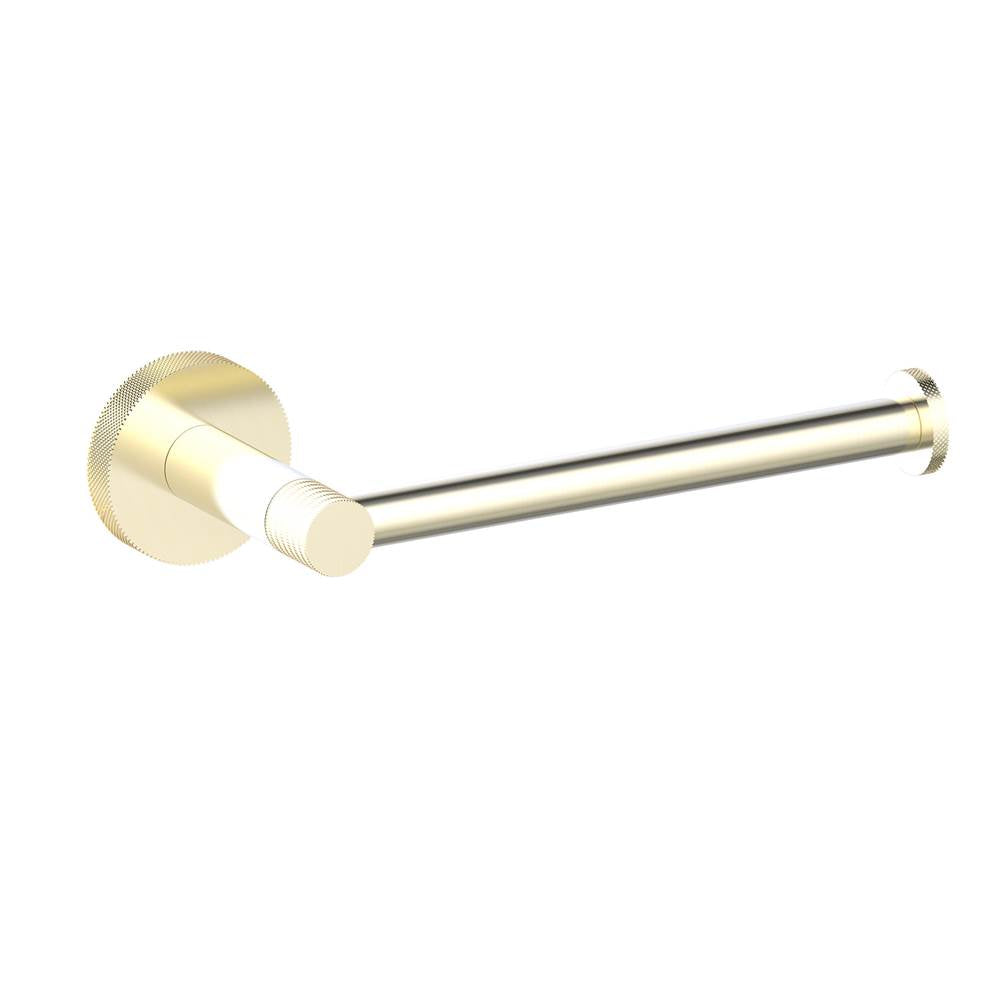 Kartners - CIRCO KNURLED - Toilet Paper Holder -Brushed Brass - Brushed Brass
