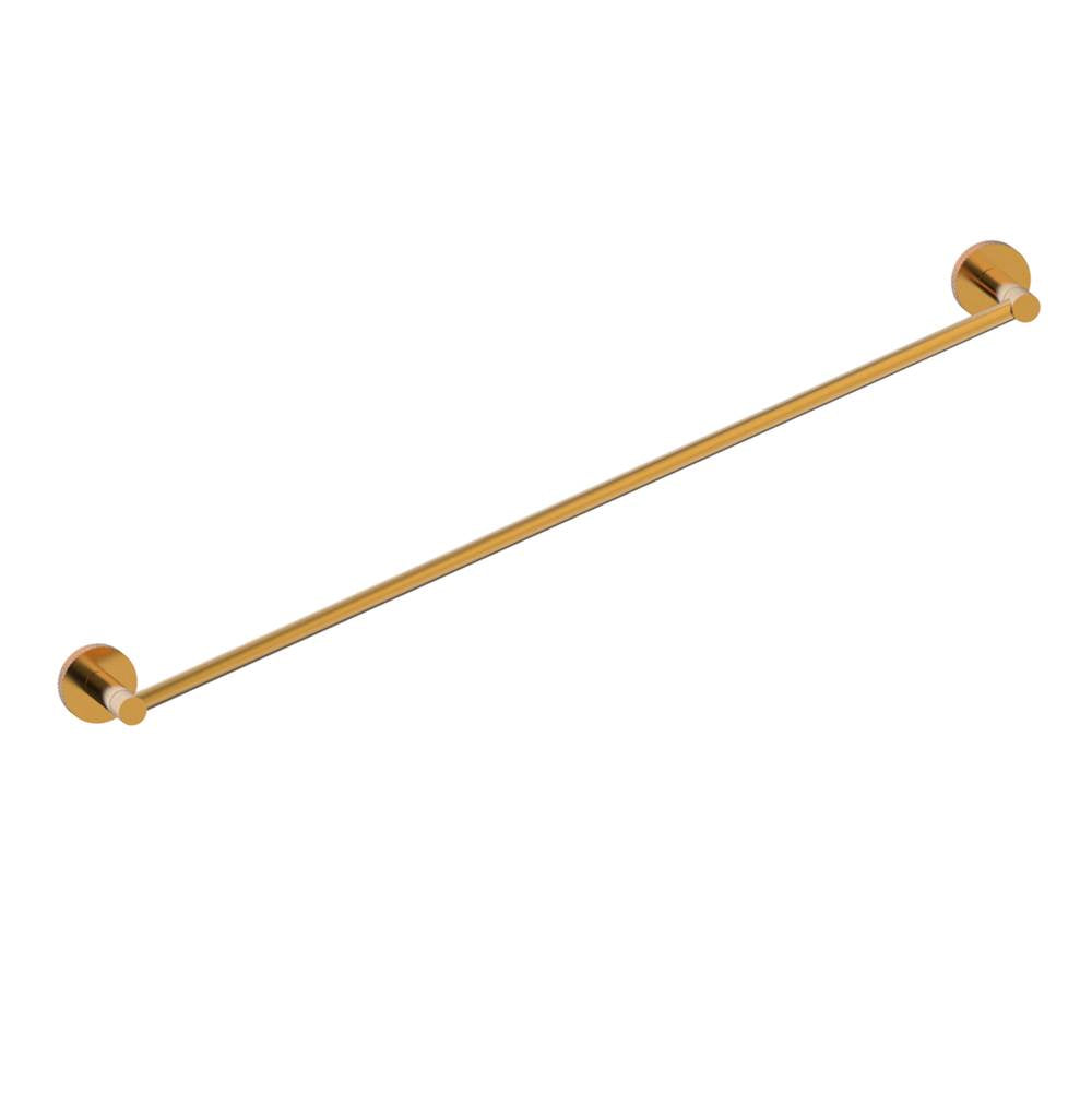 Kartners - CIRCO KNURLED - 24-inch Bathroom Towel Bar-Champagne Bronze - Champange Bronze