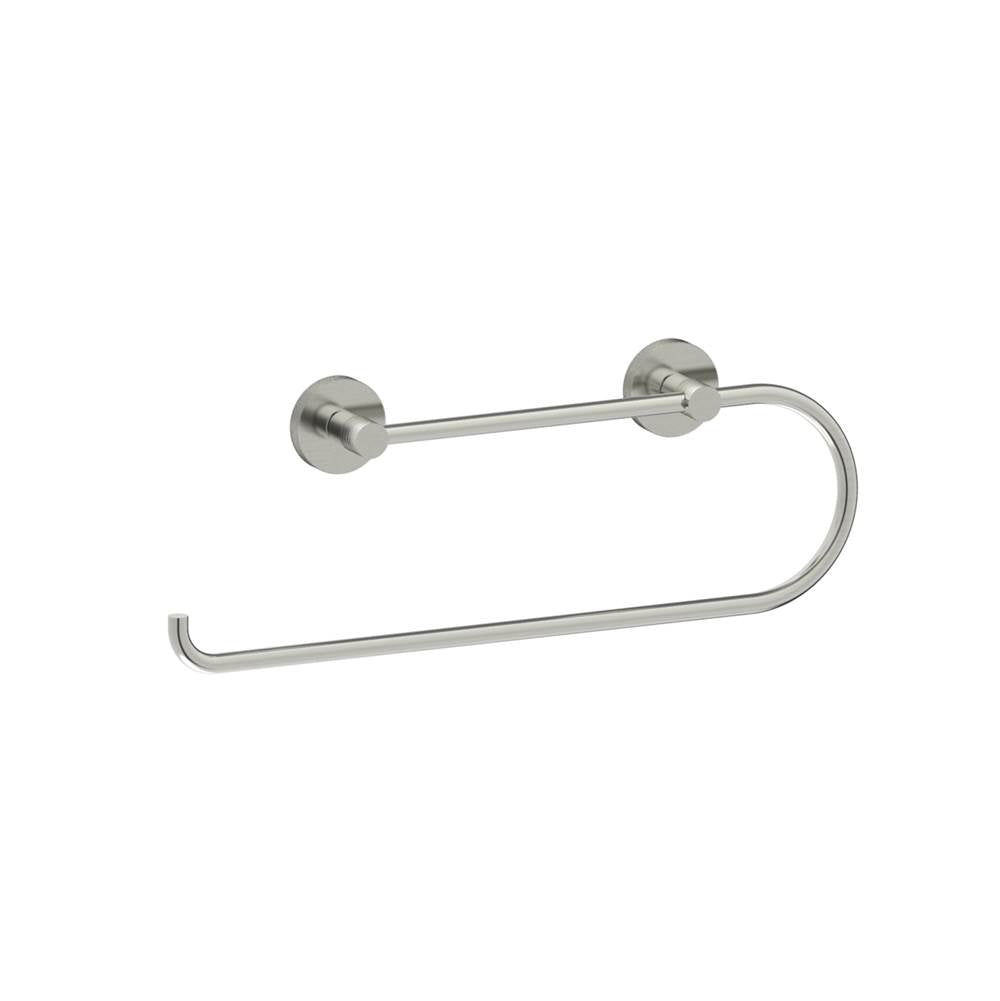 Kartners - CIRCO KNURLED - Paper Towel Holder -Brushed Nickel - Brushed Nickel