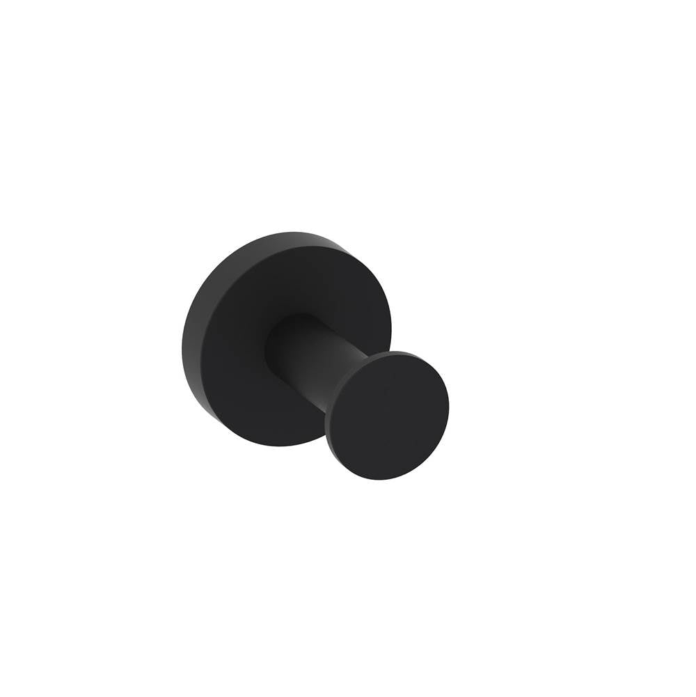 Kartners - BUILDERS - Robe Hook-Matte Black - Matte Black