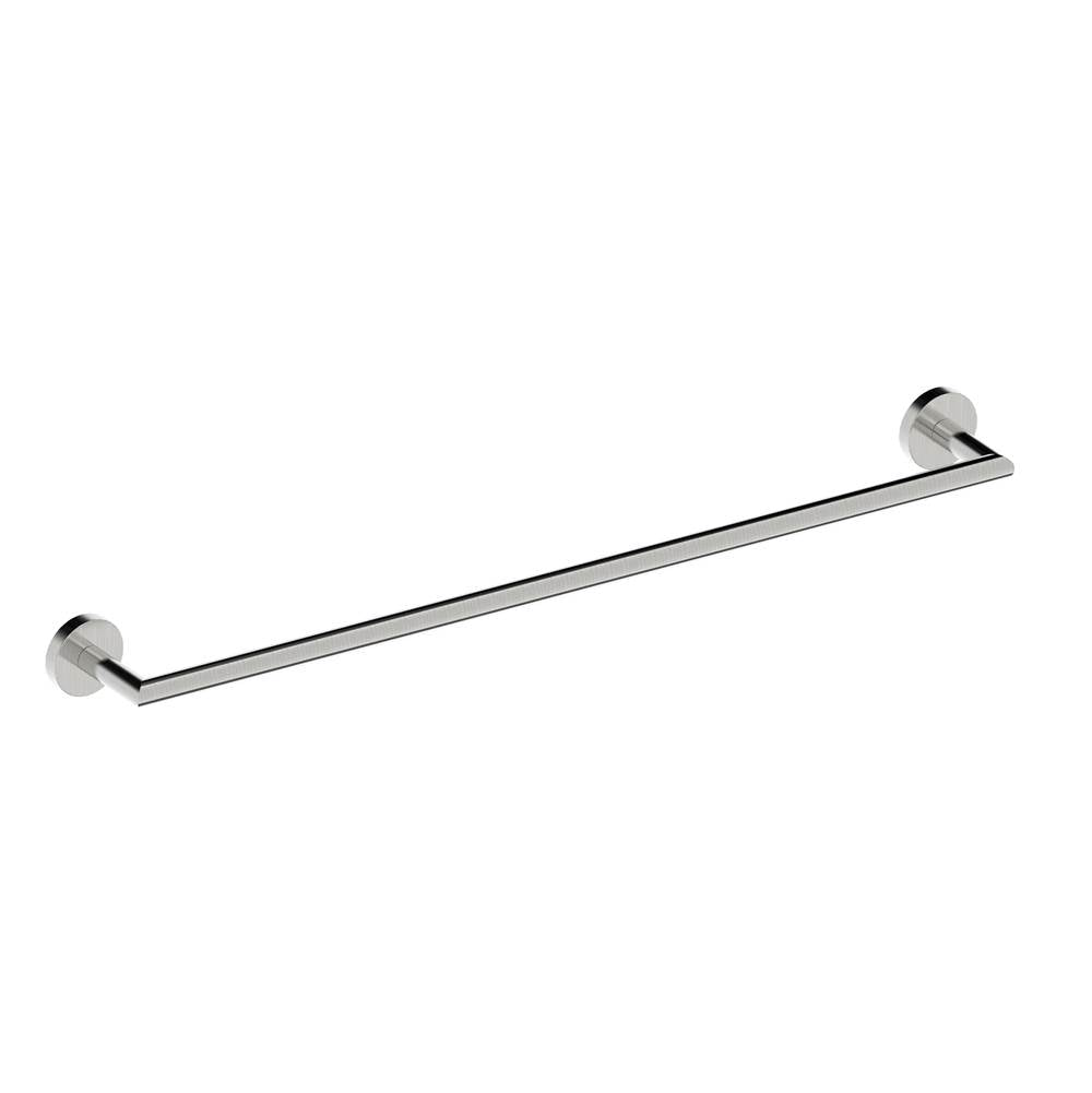 Kartners - BUILDERS - 24-inch Bathroom Towel Bar-Brushed Nickel - Brushed Nickel