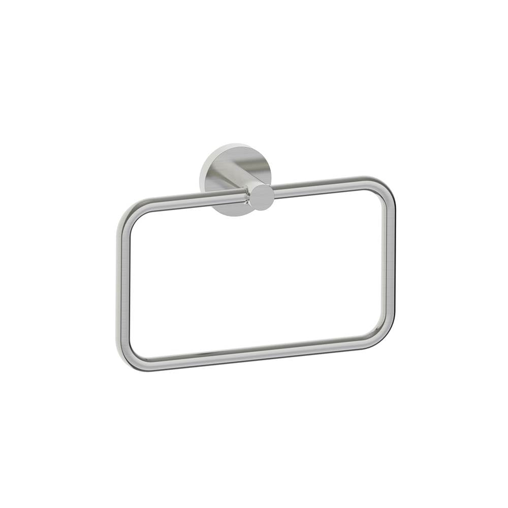 Kartners - BUILDERS - Towel Ring-Brushed Nickel - Brushed Nickel