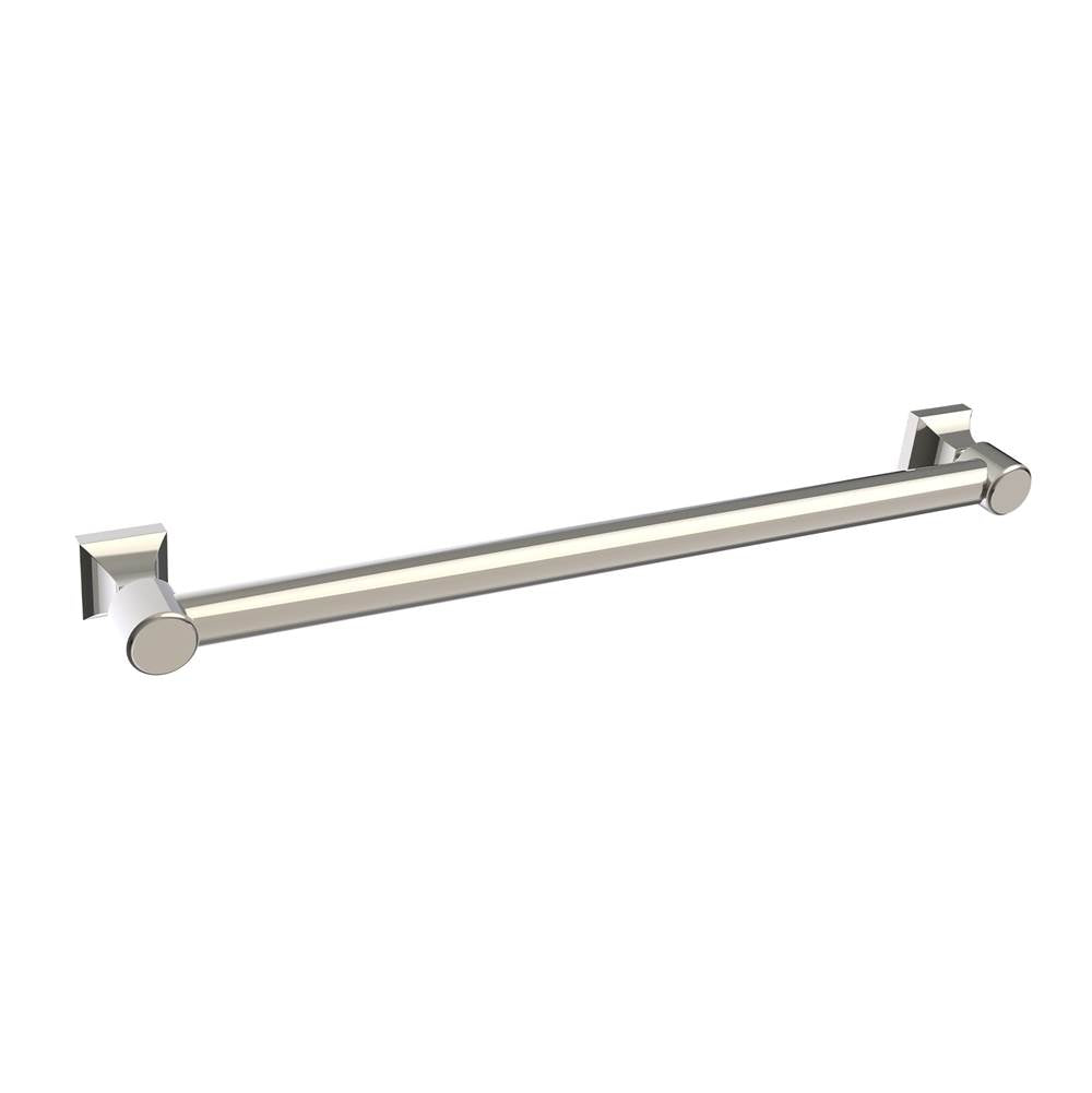 Kartners - GLASGOW - 24-inch Grab Bar-Polished Nickel - Polished Nickel