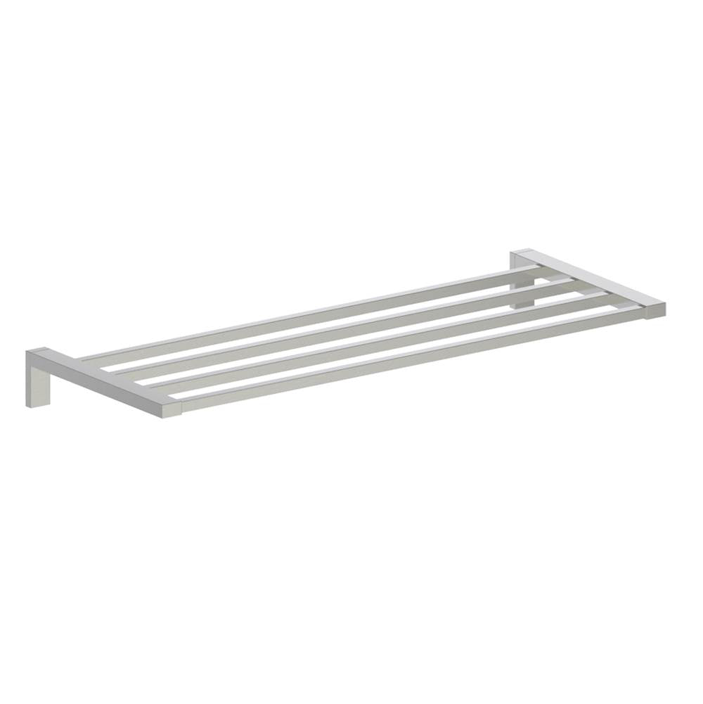 Kartners - NAPLES - 24-inch Towel Shelf-Brushed Nickel - Brushed Nickel