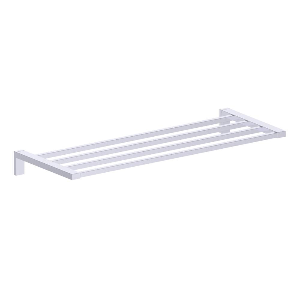 Kartners - NAPLES - 24-inch Towel Shelf-Polished Chrome - Polished Chrome