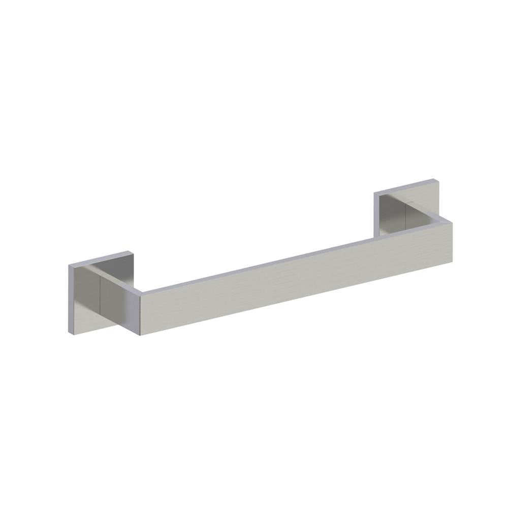Kartners - HAMBURG - 12-inch Bathroom Towel Bar -Brushed Nickel - Brushed Nickel
