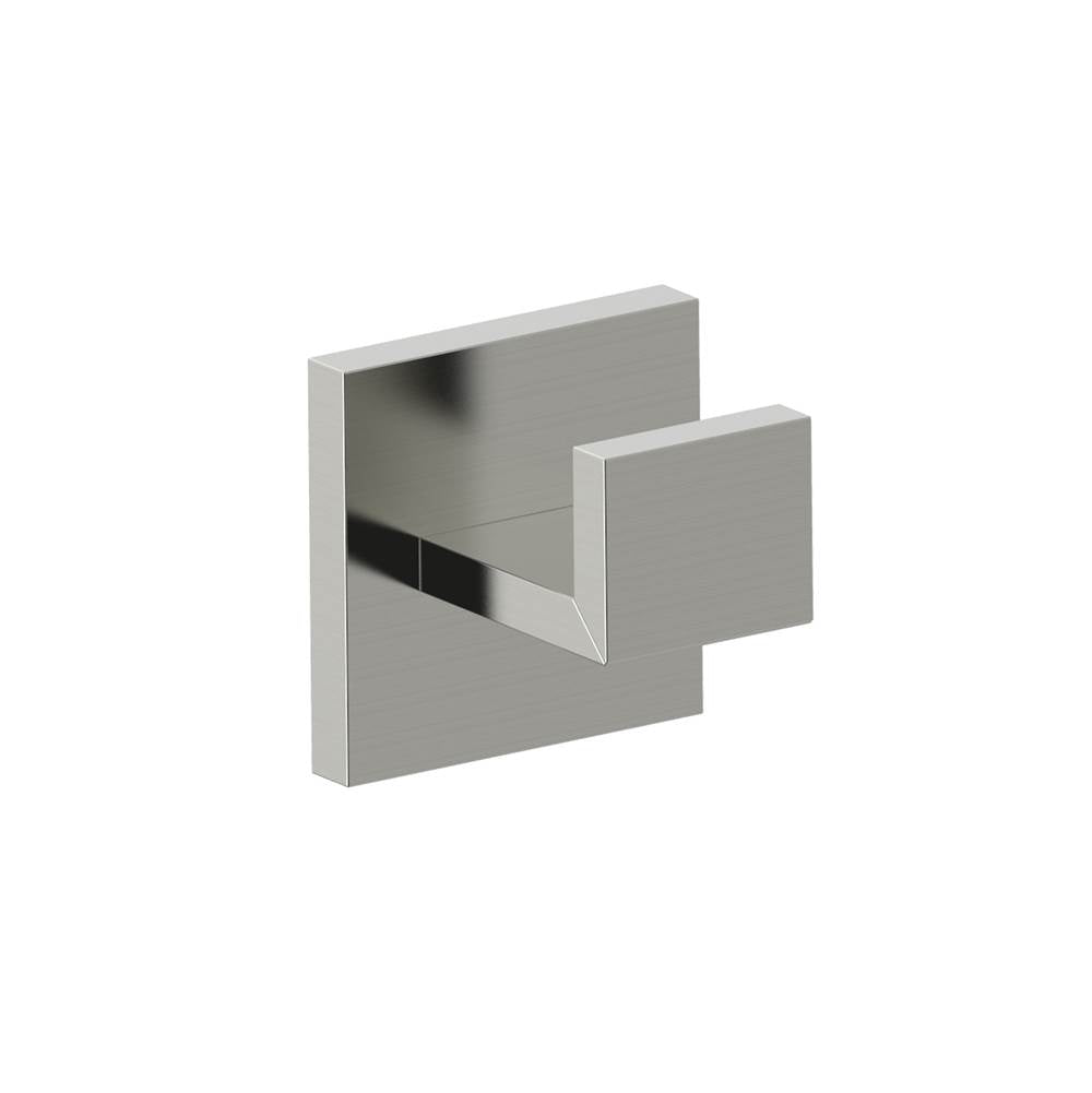 Kartners - HAMBURG - Robe Hook -Brushed Nickel - Brushed Nickel