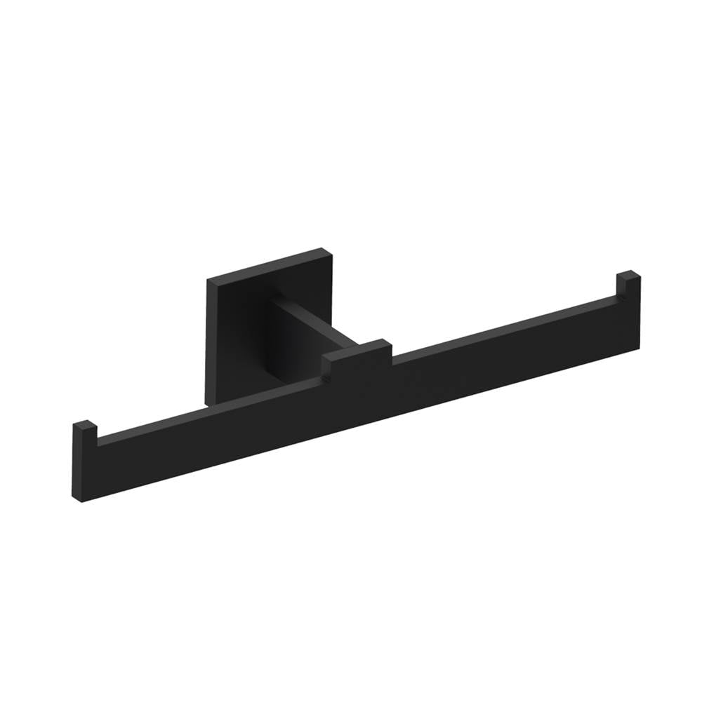 Kartners - HAMBURG - Double Toilet Paper Holder -Matte Black - Matte Black