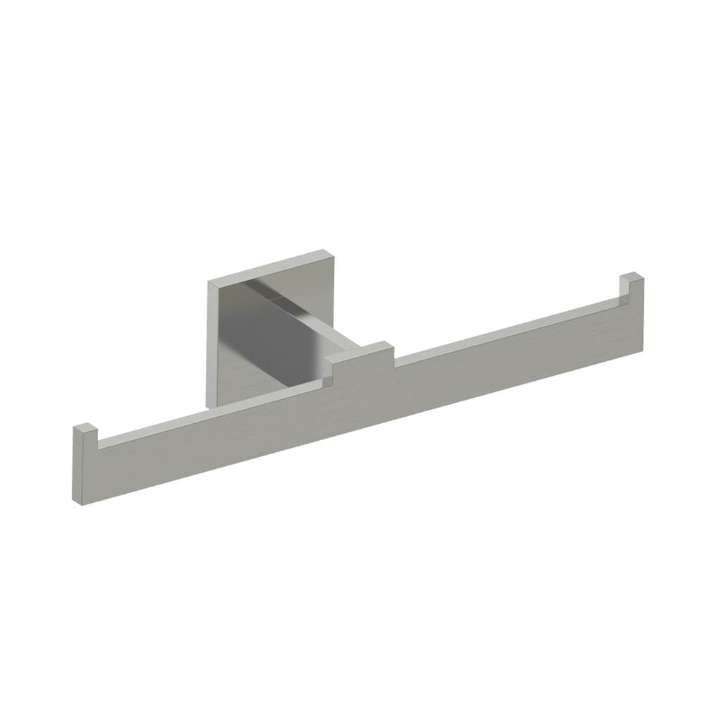 Kartners - HAMBURG - Double Toilet Paper Holder -Brushed Nickel - Brushed Nickel