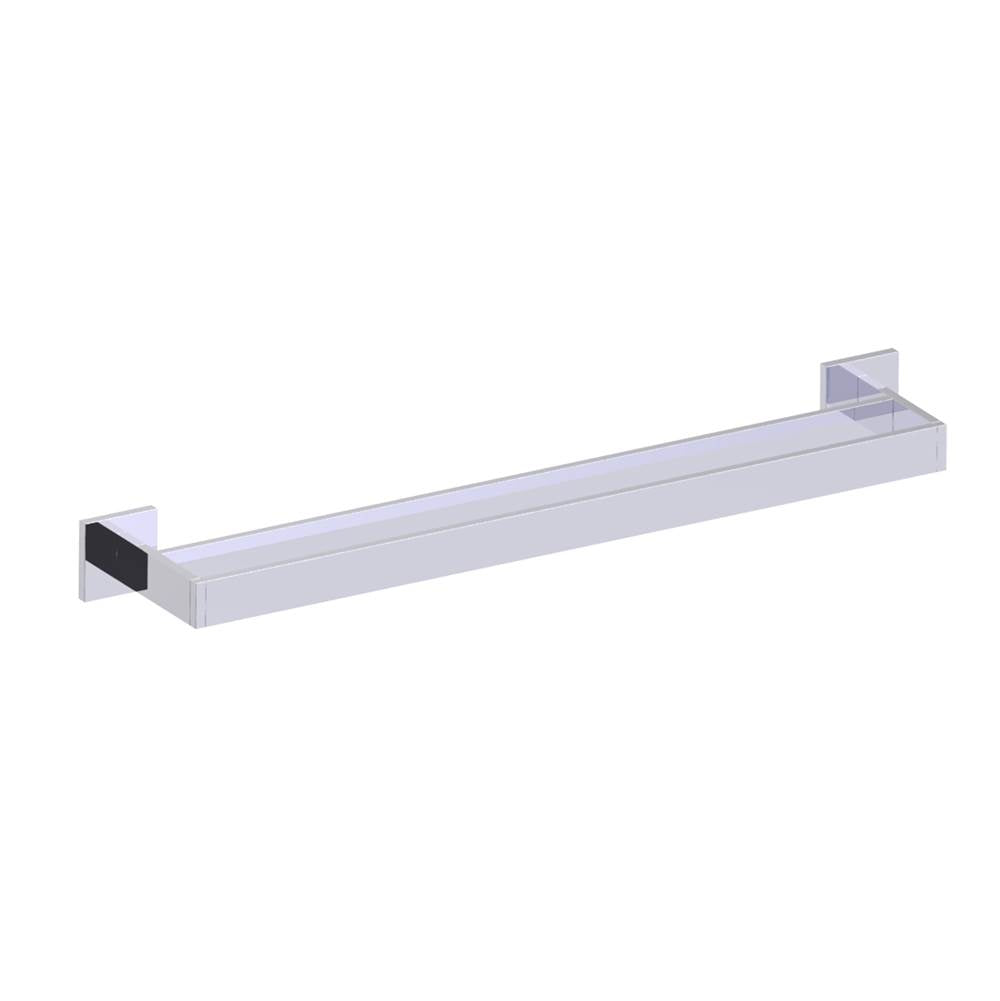 Kartners - HAMBURG - 24-inch Double Bathroom Towel Bar -Polished Chrome - Polished Chrome
