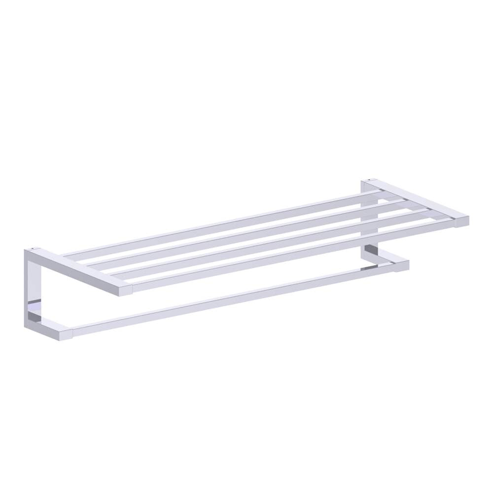Kartners - HAMBURG - Double Towel Shelf -Polished Chrome - Polished Chrome