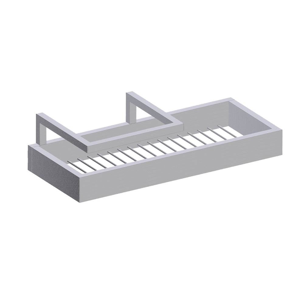 Kartners - HAMBURG - Shower Basket -Brushed Nickel - Brushed Nickel