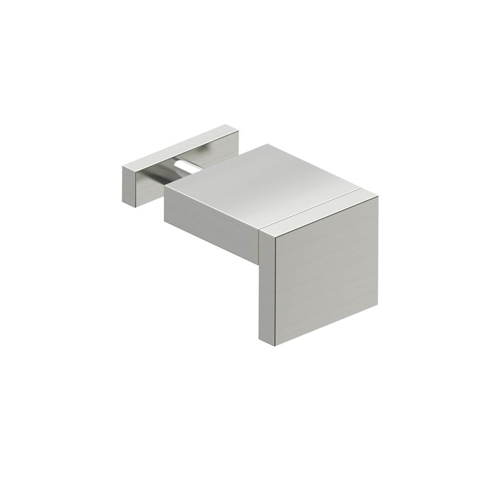 Kartners - HAMBURG - Single Shower Door Handle -Brushed Nickel - Brushed Nickel