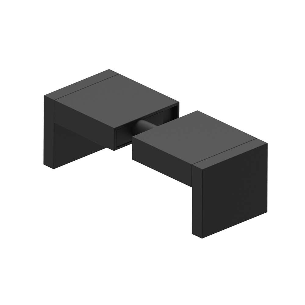 Kartners - HAMBURG - Double Shower Door Handle -Matte Black - Matte Black