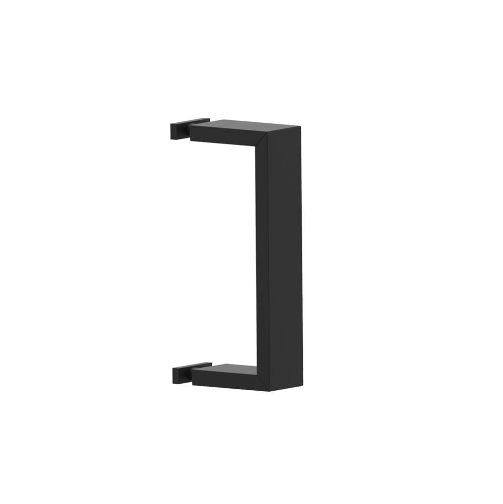 Kartners - HAMBURG - 6-inch Shower Door Handle Single Sided-Matte Black - Matte Black
