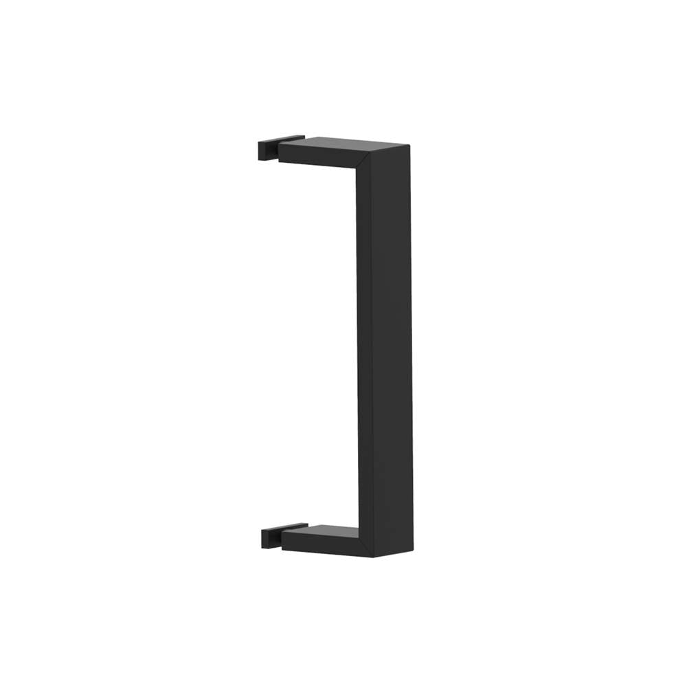 Kartners - HAMBURG - 8-inch Shower Door Handle Single Sided -Matte Black - Matte Black