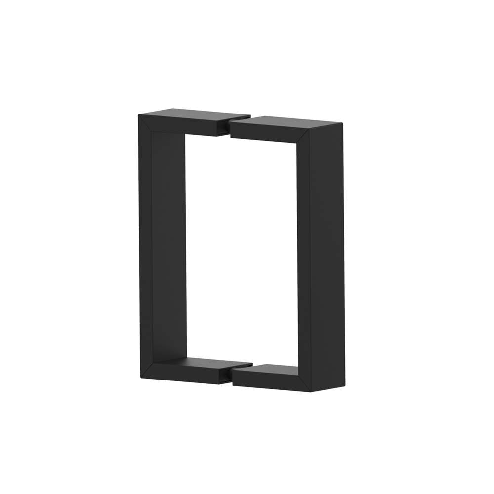 Kartners - HAMBURG - 6-inch Shower Door Handle Double Sided-Matte Black - Matte Black