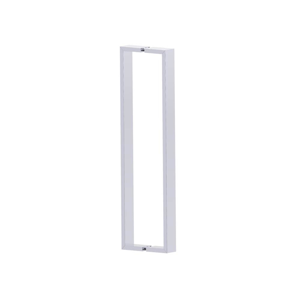 Kartners - HAMBURG - 18-inch Shower Door Handle Double Sided-Polished Chrome - Polished Chrome