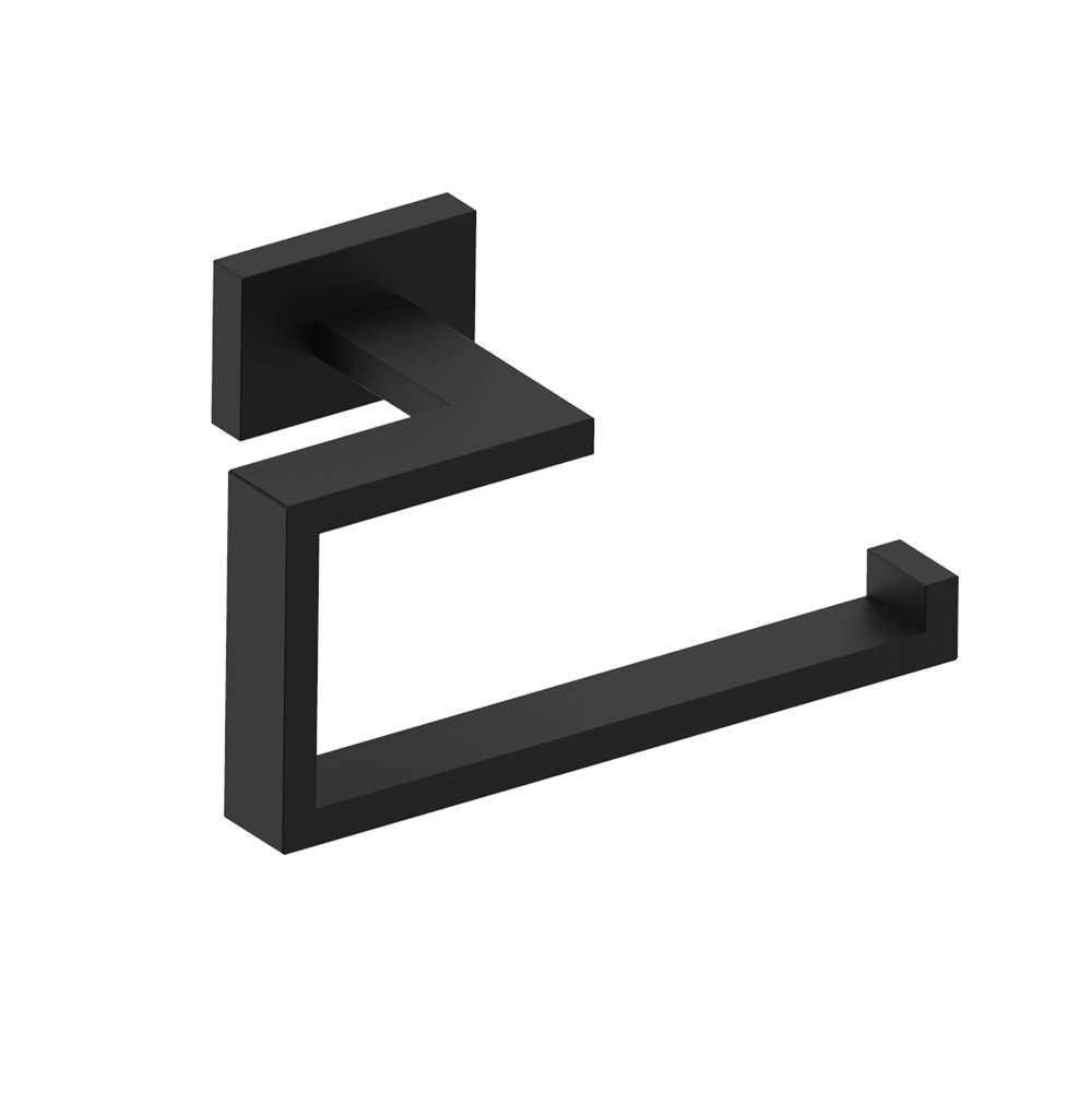 Kartners - VIENNA - Drop Toilet Paper Holder-Matte Black - Matte Black