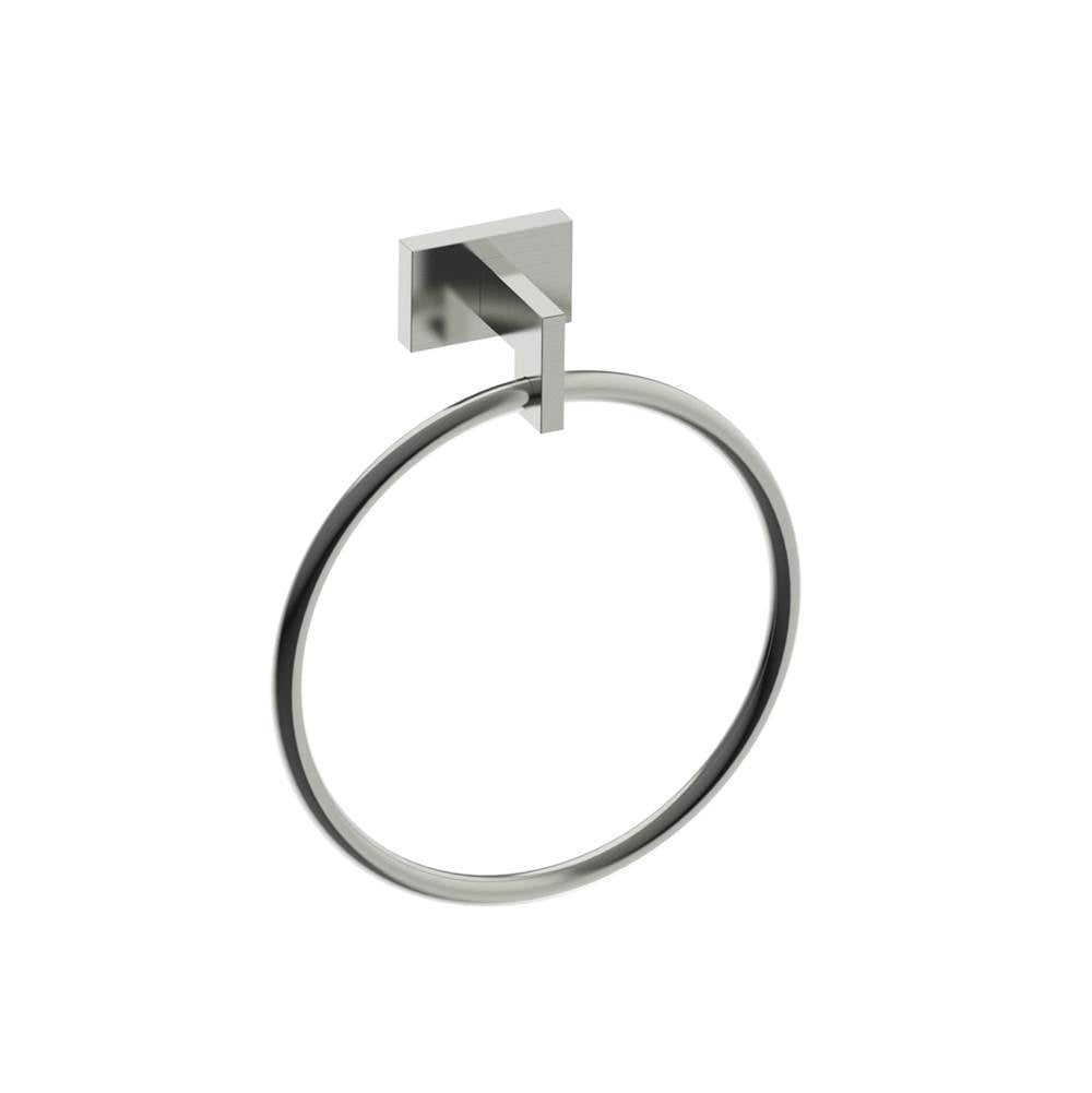 Kartners - VIENNA - Towel Ring -Brushed Nickel - Brushed Nickel