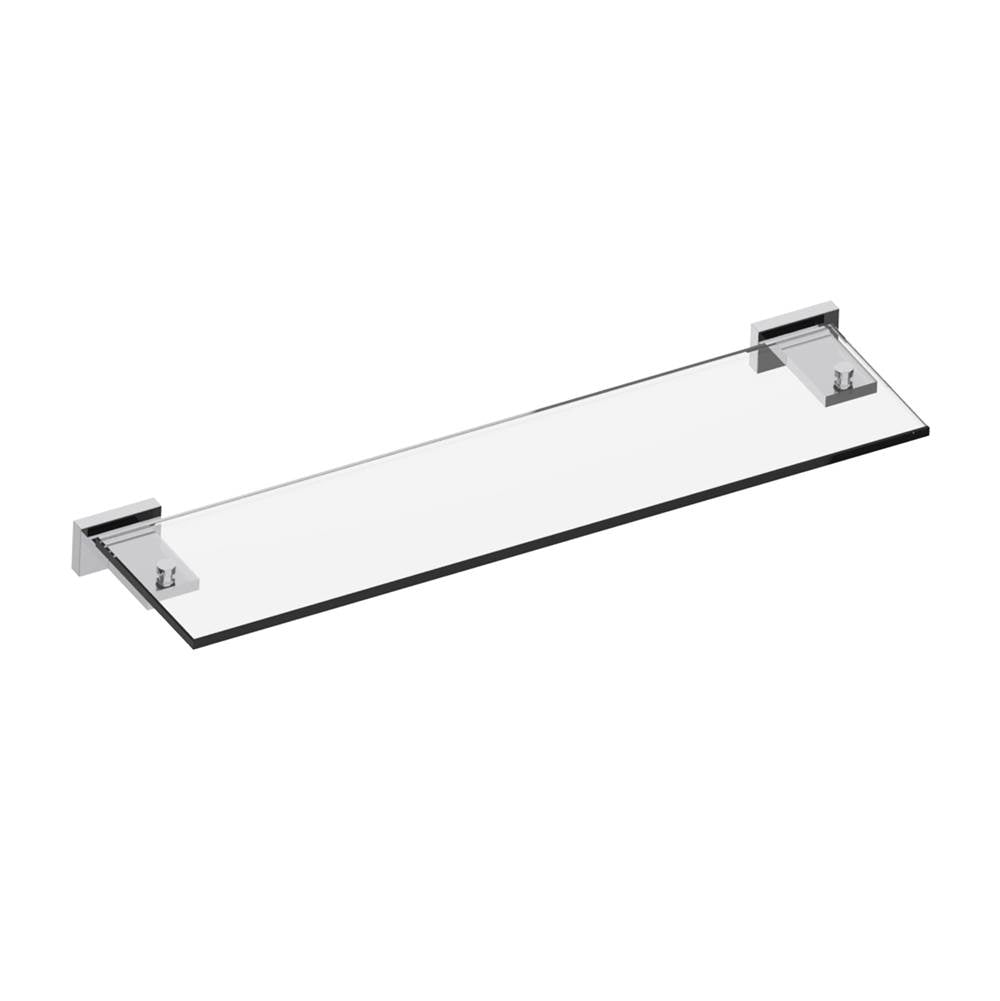 Kartners - VIENNA - Glass shelf -Polished Nickel - Polished Nickel