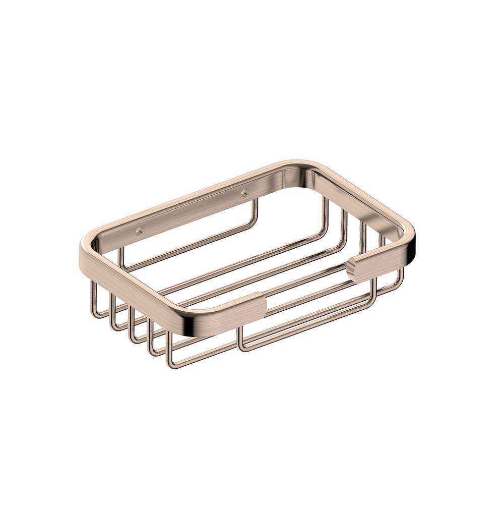 Kartners - Bath & Shower Baskets - Wire Basket - Rectangle-Prosecco Bronze - Prosecco Bronze