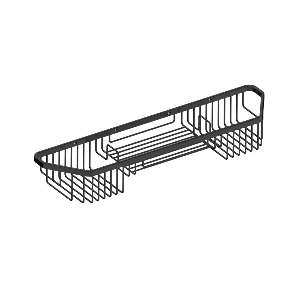 Kartners - Bath & Shower Baskets - Wire Basket-Matte Black - Matte Black