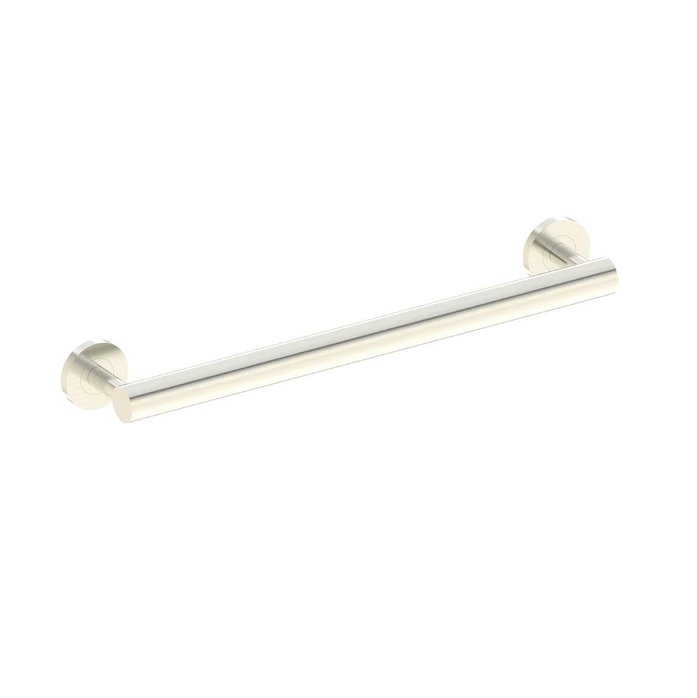 Kartners - 9100 Series 18-inch Round Grab Bar 35mm-Brushed Nickel - Brushed Nickel