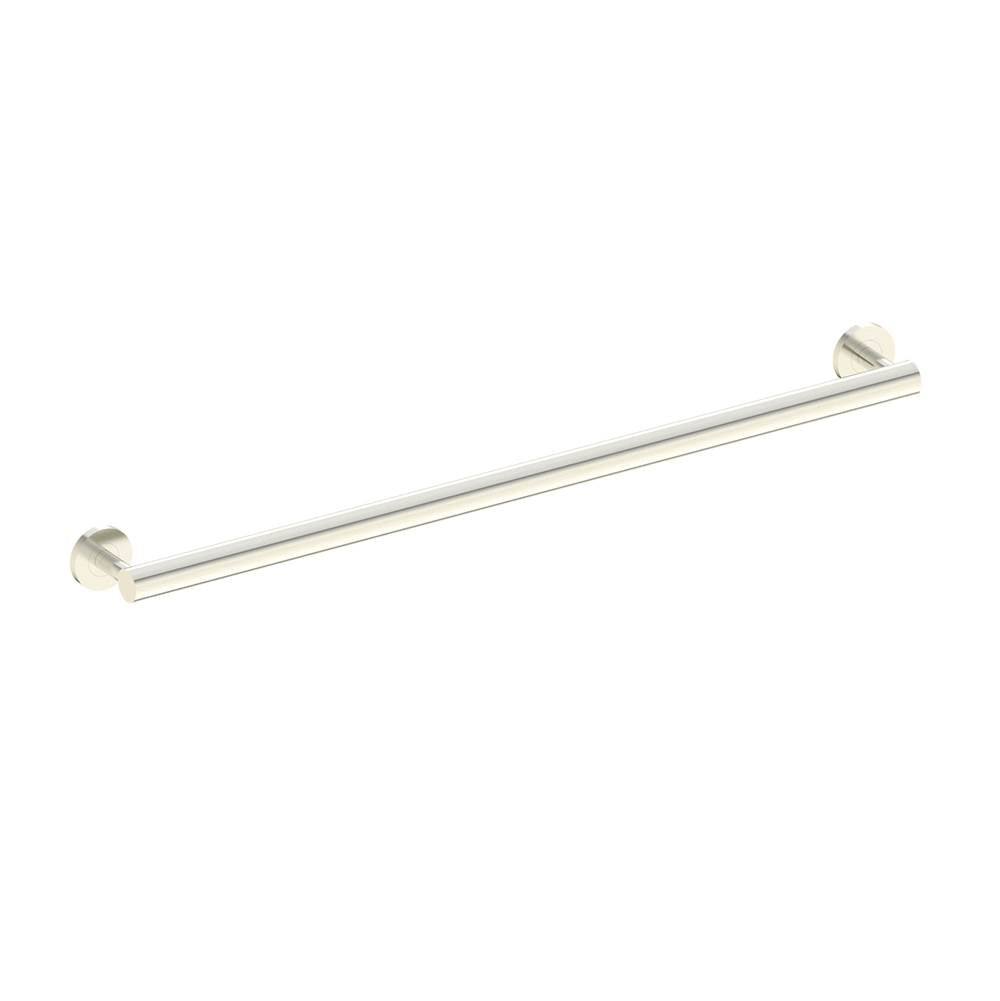 Kartners - 9100 Series 32-inch Round Grab Bar 35mm-Brushed Nickel - Brushed Nickel