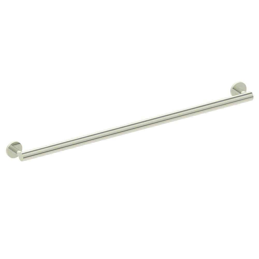 Kartners - 9100 Series 36-inch Round Grab Bar 35mm-Polished Nickel - Polished Nickel