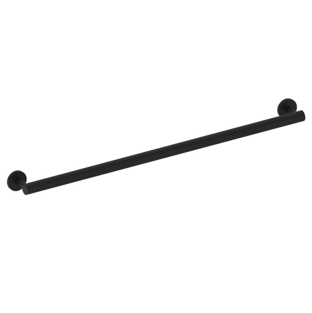 Kartners - 9100 Series 36-inch Round Grab Bar-Matte Black - Matte Black