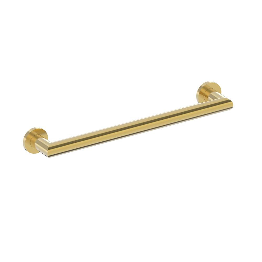 Kartners - 9200 Series 18-inch Round Mitered Grab Bar-Brushed Gold - Brushed Gold