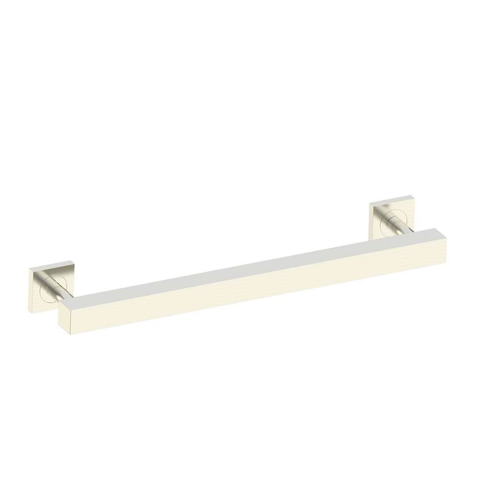 Kartners - 9300 Series 18-inch Square Grab Bar-Brushed Nickel - Brushed Nickel