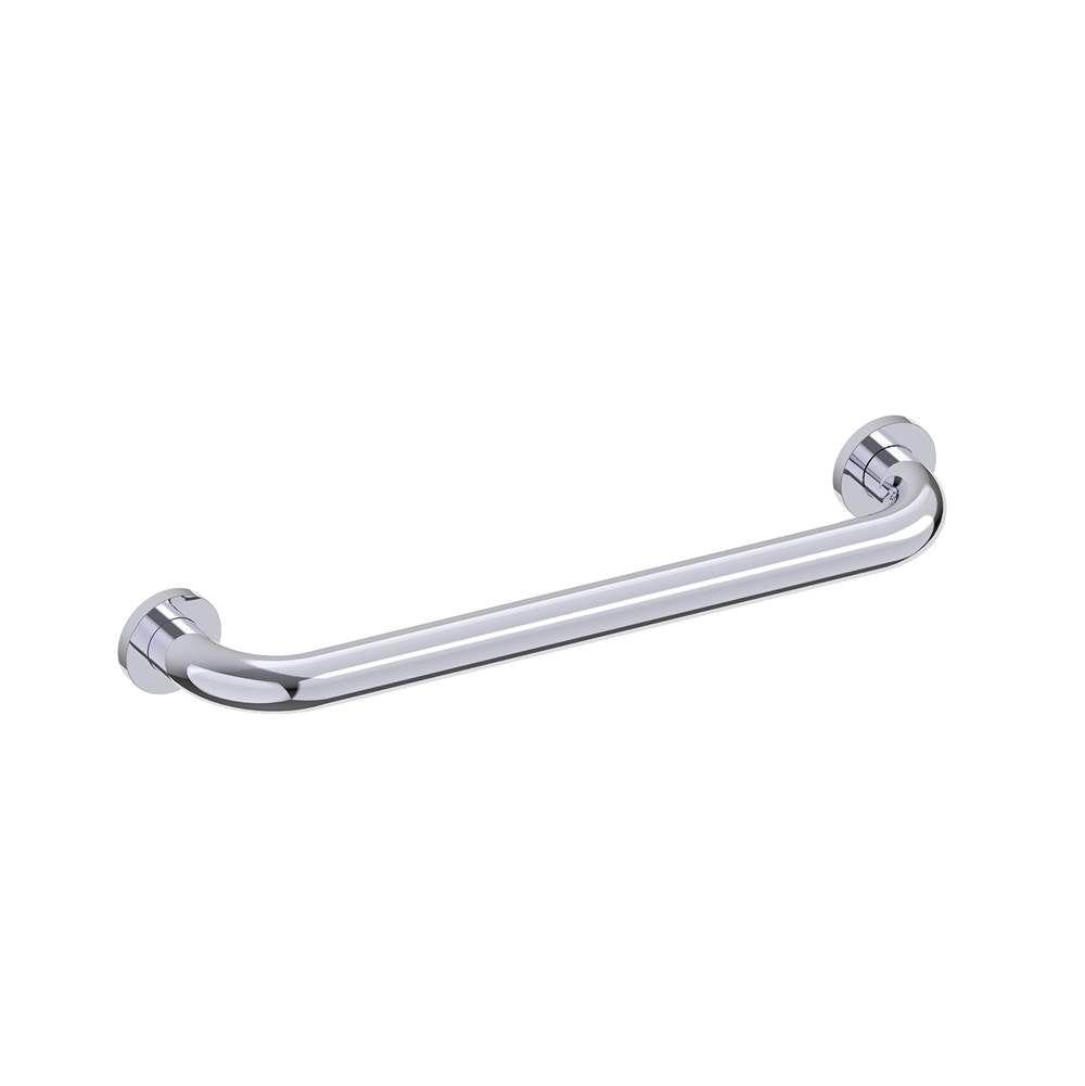 Kartners - 9500 Series 18-inch Round Grab Bar-Polished Chrome - Polished Chrome