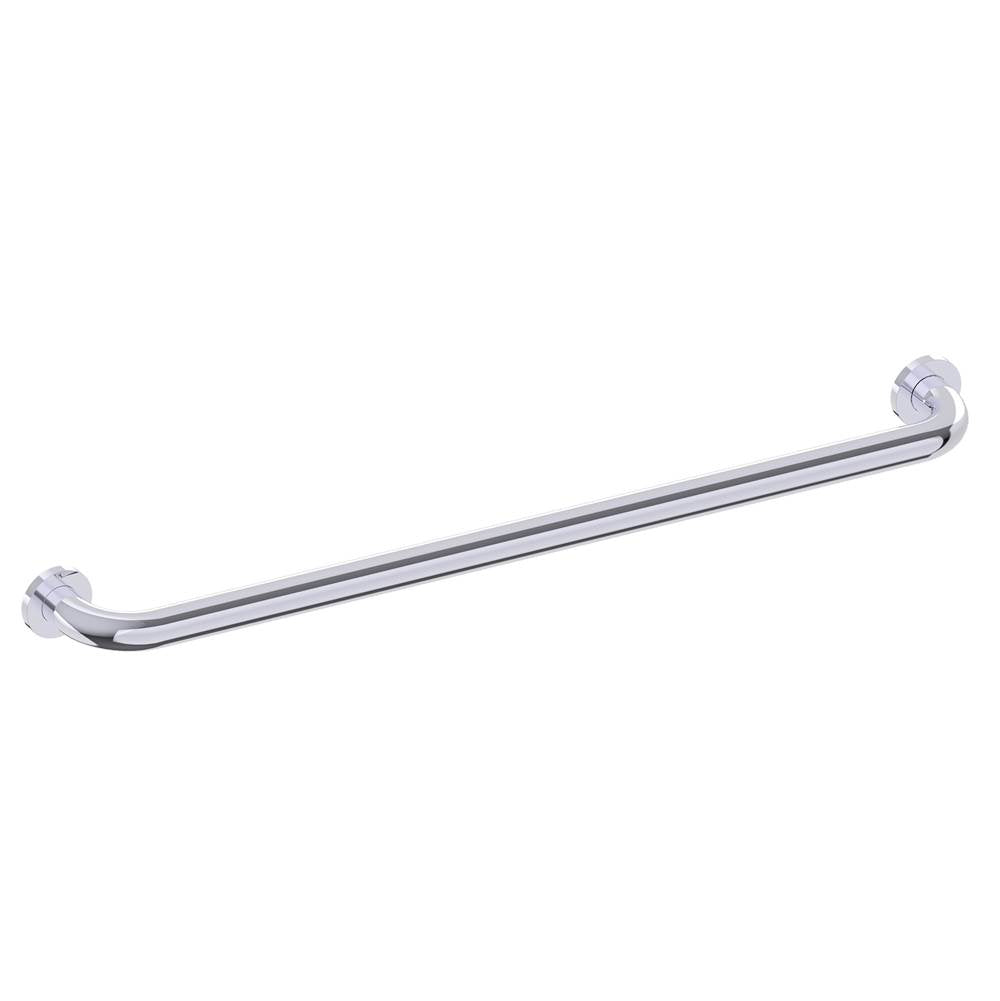 Kartners - 9500 Series 32-inch Round Grab Bar-Polished Chrome - Polished Chrome
