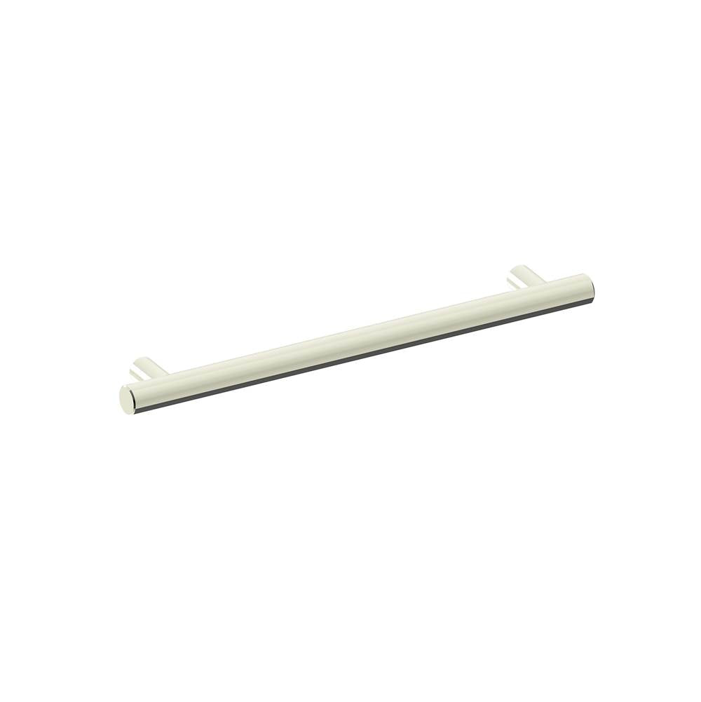 Kartners - 9700 Series Modern 12-inch Round Grab Bar-Polished Nickel - Polished Nickel