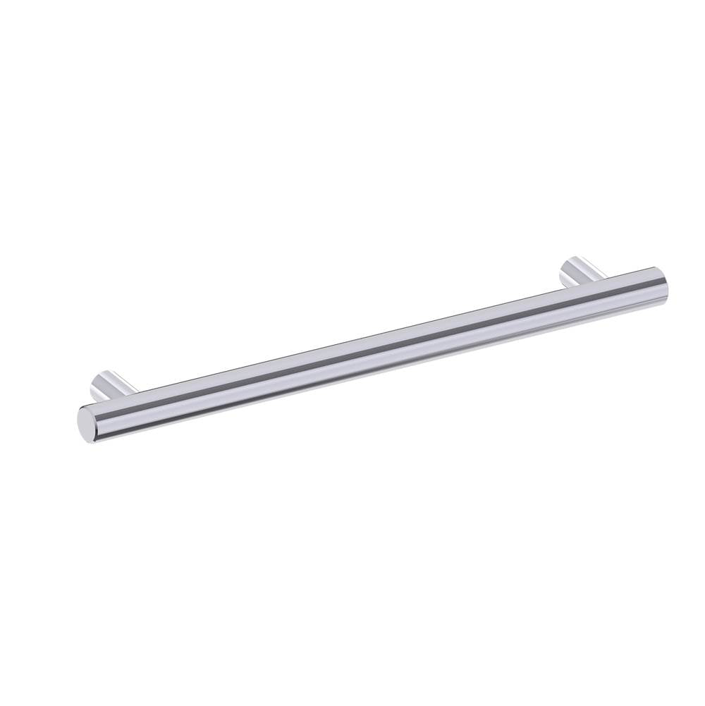 Kartners - 9700 Series Modern 18-inch Round Grab Bar-Polished Chrome - Polished Chrome