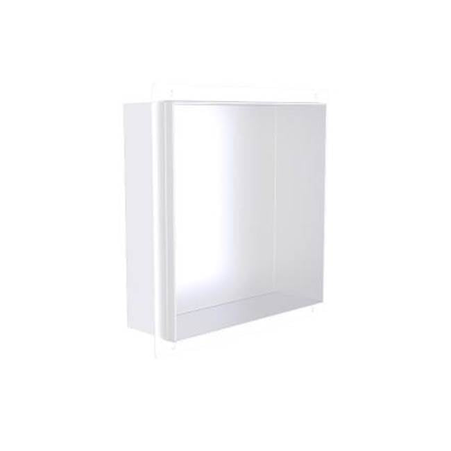 Kartners - Shower Niches - 12-inch x 12-inch Tile Ready Shower Niches-Antique Nickel - Antique Nickel