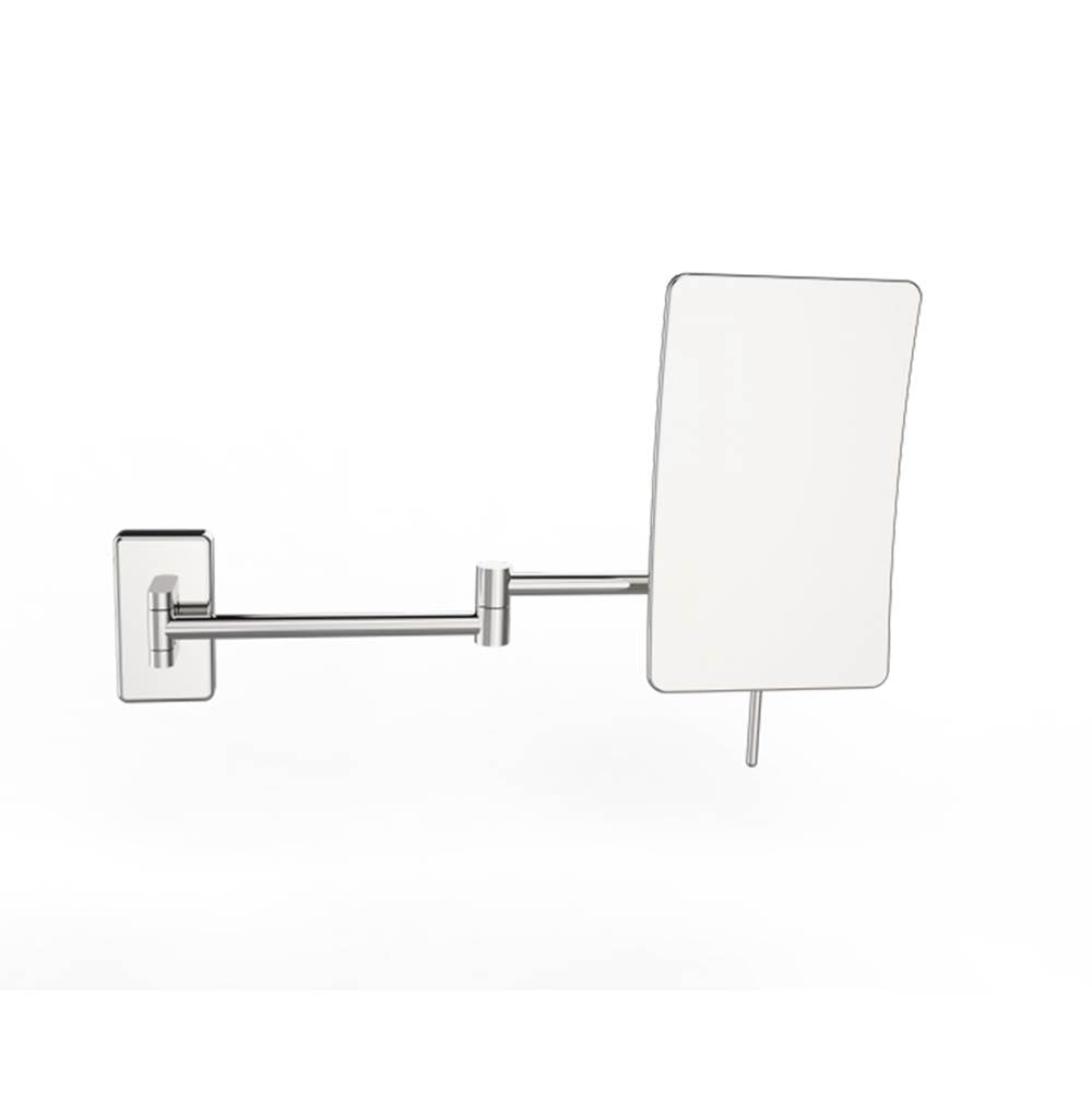 Kartners - Mirror - Rectangular Wall Mounted Mirror-Brushed Nickel - Brushed Nickel