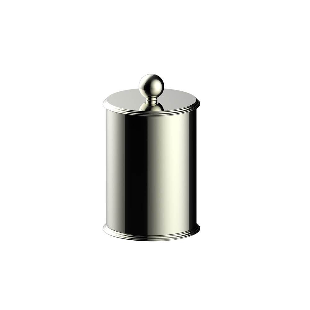 Kartners - FLORENCE - Large Size Bathroom Vanity Countertop Canister-Polished Nickel - Polished Nickel