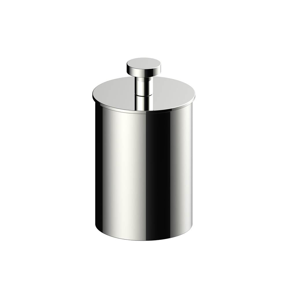 Kartners - OSLO - Large Size Bathroom Vanity Countertop Canister-Polished Nickel - Polished Nickel