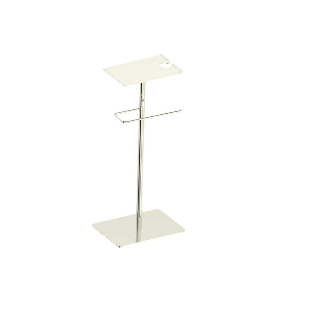 Kartners - Free Standing - Bath Wine Stand-Polished Nickel - Polished Nickel