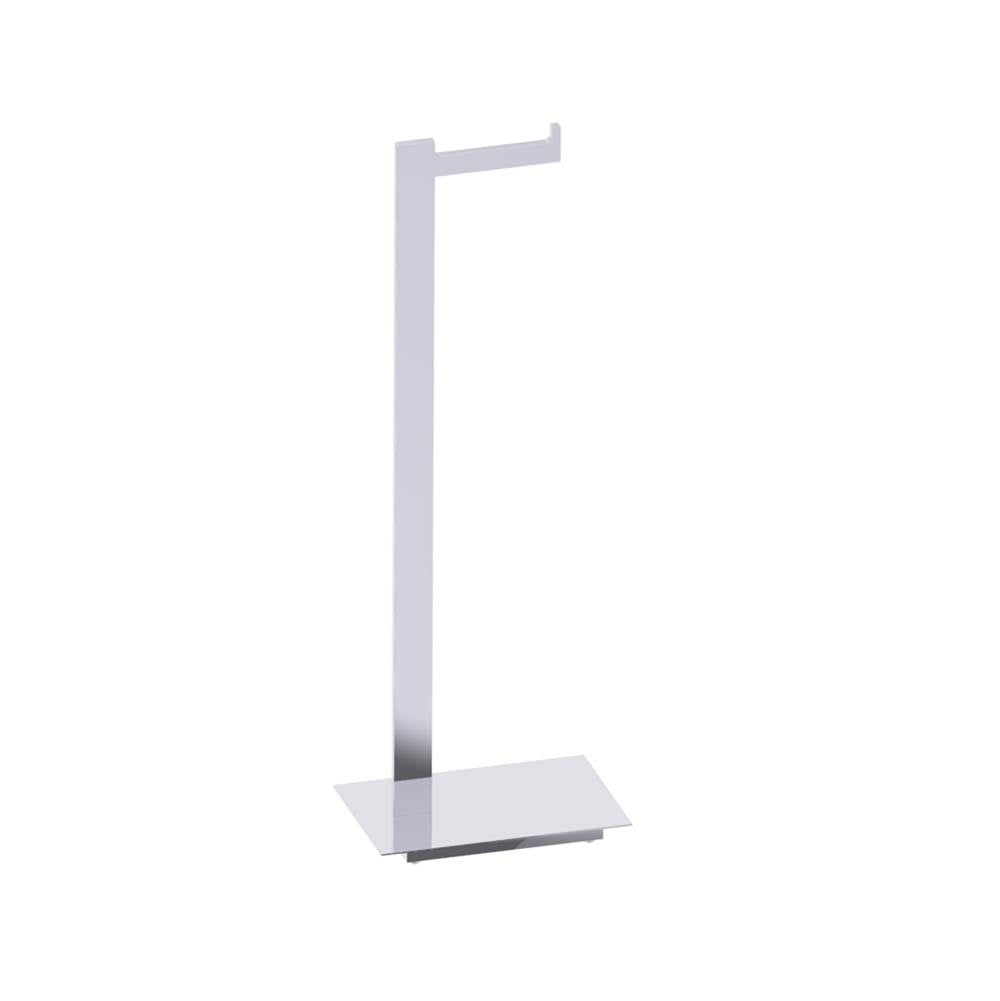 Kartners - BERLIN- Free Standing - Toilet Paper Holder-Polished Chrome - Polished Chrome