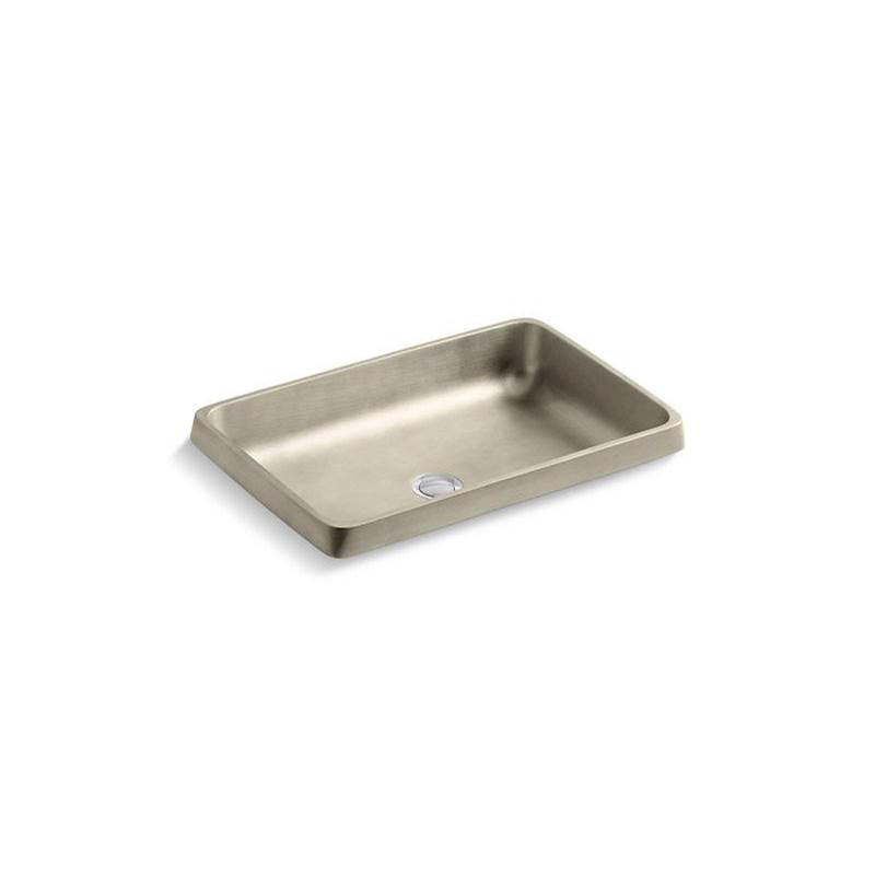 Kallista - Trinidad Rectangular White Bronze Vessel - White Satin Bronze