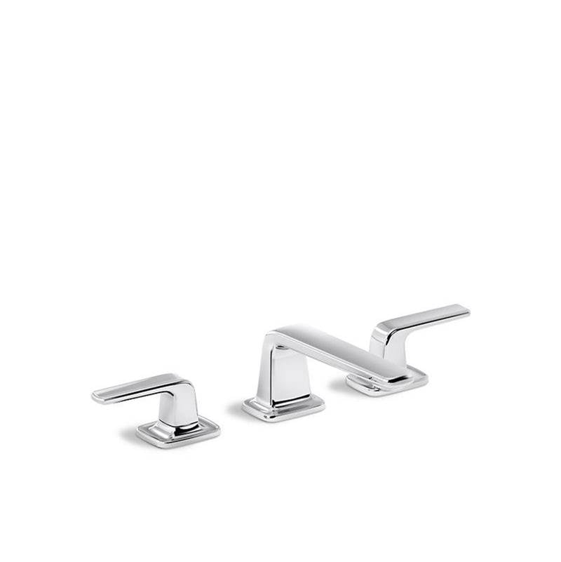 Kallista - Per Se Sink Faucet Set, Lever Handle - Polished Chrome